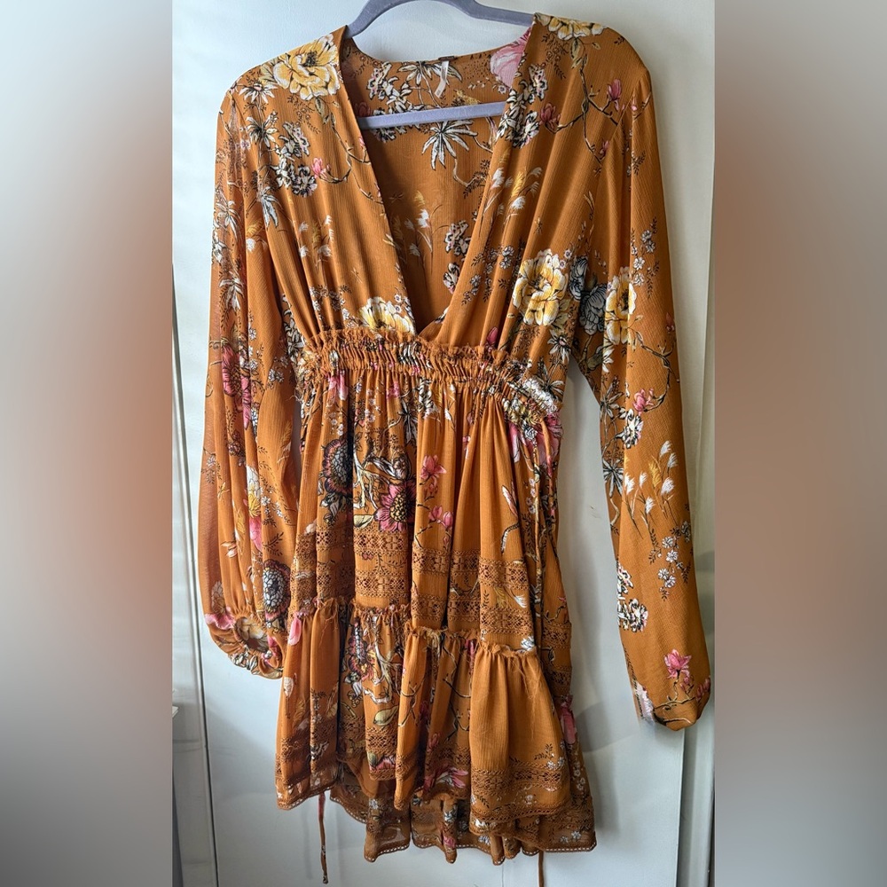 Floral Long Sleeve Dress